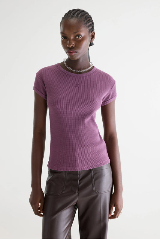 Mali ribbed t-shirt (261 / W / CROCUS)