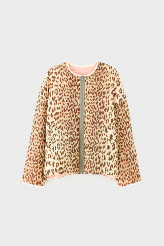 Highland leopard-print jacket (261 / W / COMBO A)