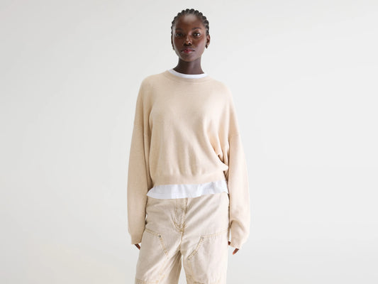 Angum relaxed sweater (261 / W / OATMEAL)